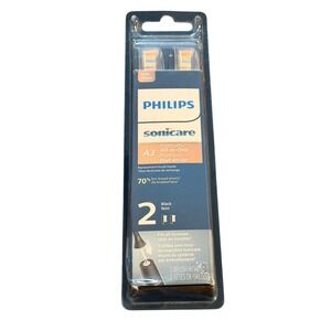 Philips Sonicare A3 Premium All-in-One Replacement Brush Heads Soft Black 2ct
